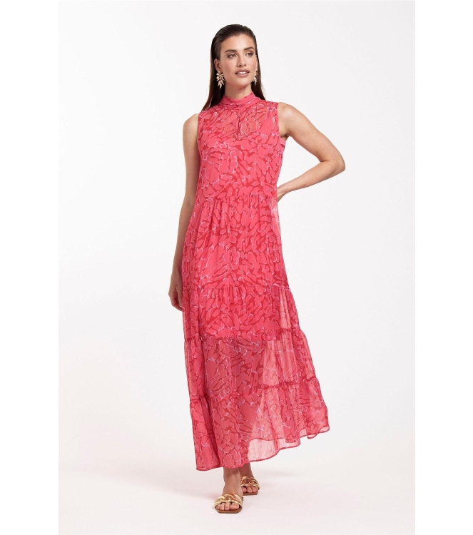 Studio Anneloes Farah crepe dress 3733 red/coral