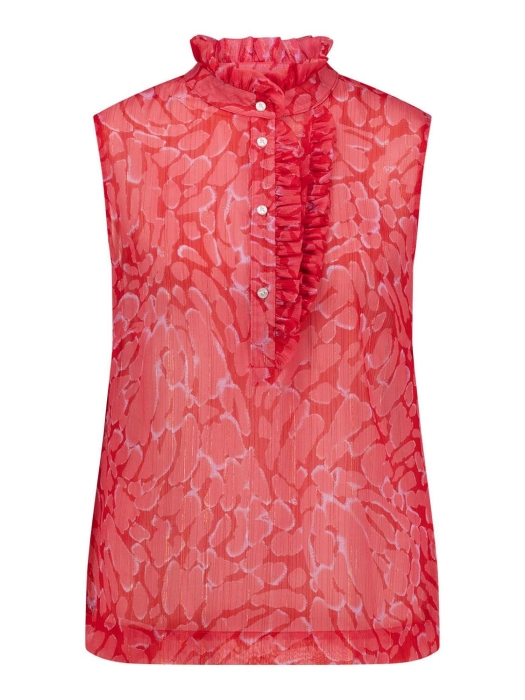 Studio Anneloes Odette crepe sls top 3733 red/coral