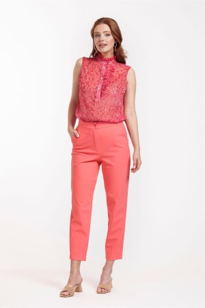 Studio Anneloes Odette crepe sls top 3733 red/coral
