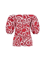 Studio Anneloes Manon tulip top 3711 red/offwhite