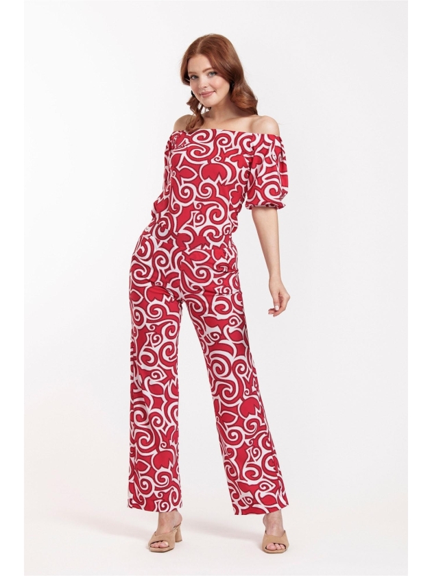 Studio Anneloes Manon tulip top 3711 red/offwhite