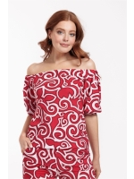 Studio Anneloes Manon tulip top 3711 red/offwhite
