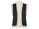 NUKUS Elise Gilet 89 black/offwhite