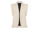 NUKUS Elise Gilet 89 black/offwhite