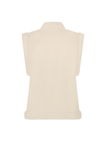 NUKUS Elise Gilet 89 black/offwhite