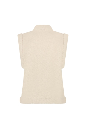 NUKUS Elise Gilet 89 black/offwhite