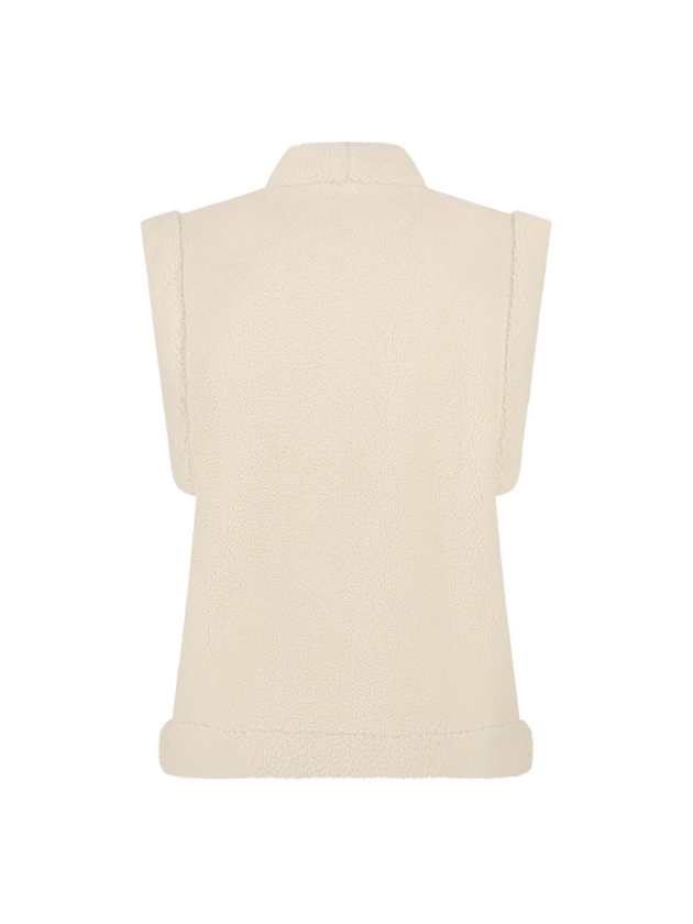 NUKUS Elise Gilet 89 black/offwhite