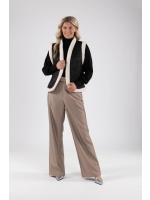NUKUS Elise Gilet 89 black/offwhite