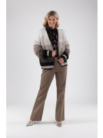 NUKUS Kirk Cardigan 114 offwhite/black