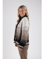 NUKUS Kirk Cardigan 114 offwhite/black