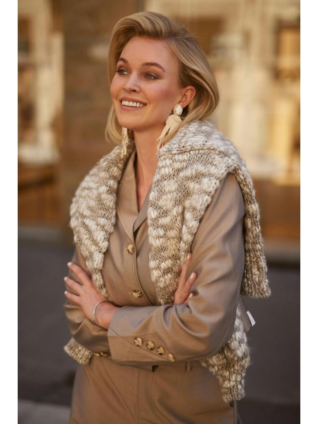 NUKUS Moreno Pullover 59 light taupe