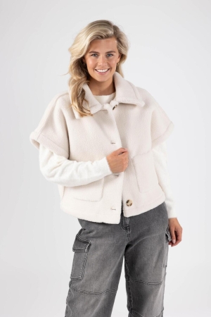 NUKUS Amsterdam Gilet 17 off white