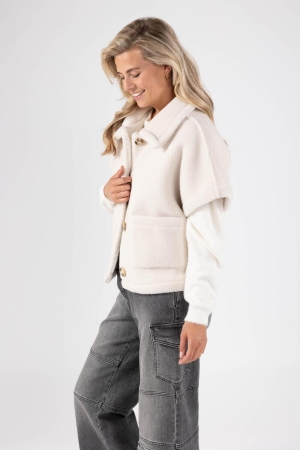 NUKUS Amsterdam Gilet 17 off white