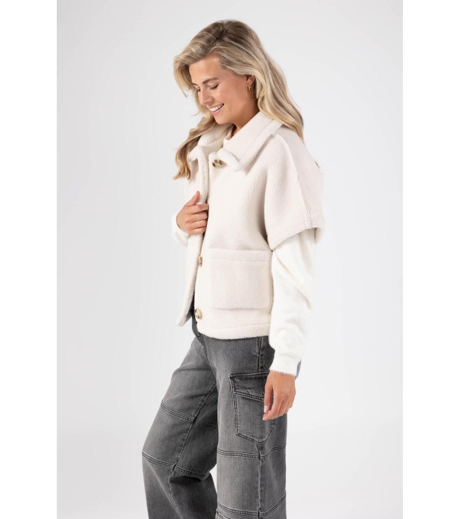 NUKUS Amsterdam Gilet 17 off white