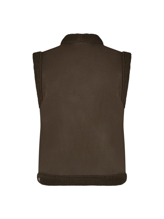 NUKUS Elise Gilet 37 burned olive