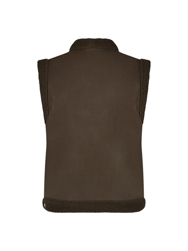 NUKUS Elise Gilet 37 burned olive