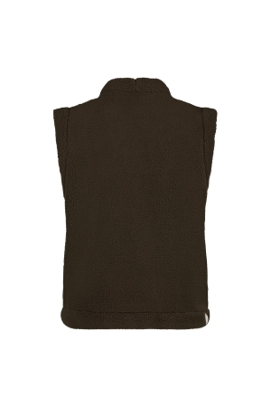 NUKUS Elise Gilet 37 burned olive