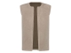 NUKUS Jillian Gilet 102 sand/brown