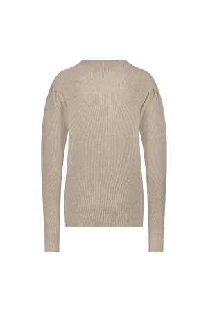 NUKUS Lana Pullover Lurex 9 sand