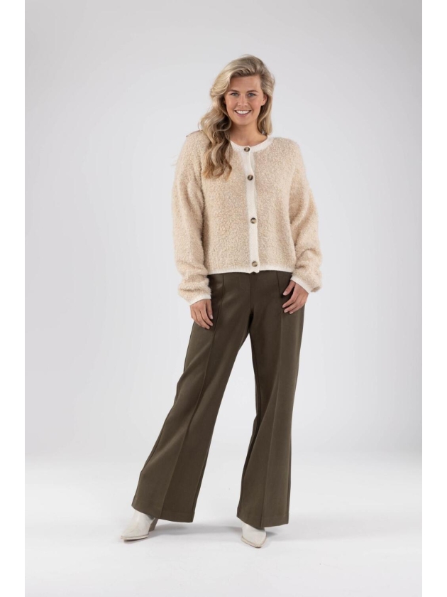 NUKUS Mandy Cardigan 9 sand