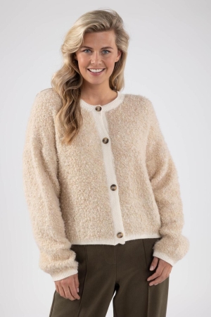 NUKUS Mandy Cardigan 9 sand