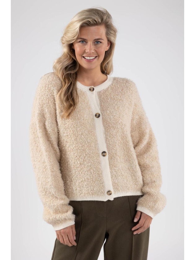 NUKUS Mandy Cardigan 9 sand