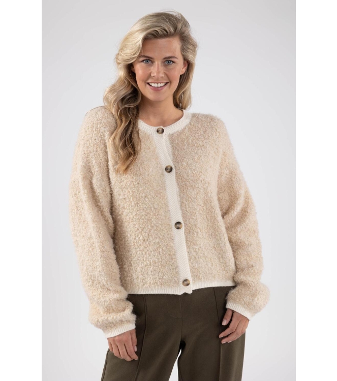 NUKUS Mandy Cardigan 9 sand