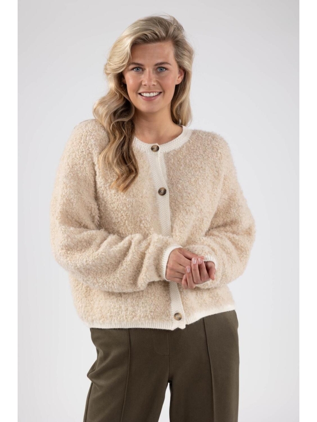 NUKUS Mandy Cardigan 9 sand