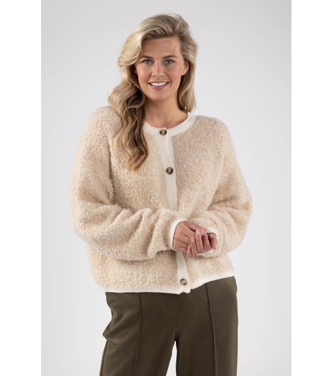 NUKUS Mandy Cardigan 9 sand
