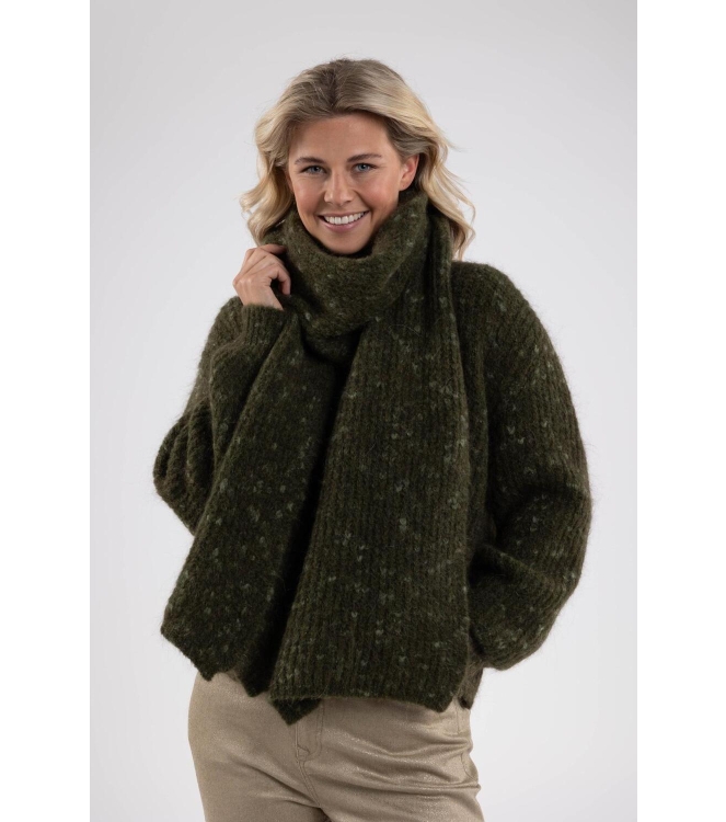NUKUS Beau Scarf 37 burned olive