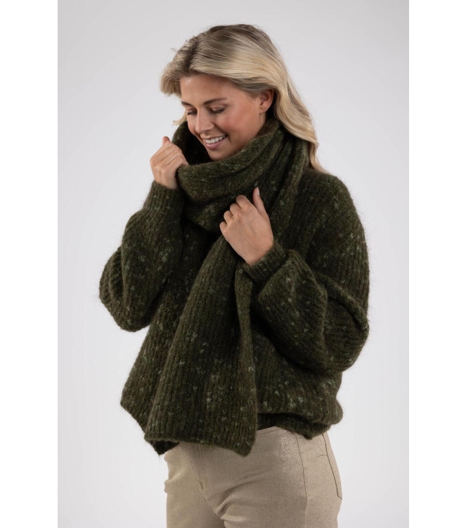 NUKUS Beau Scarf 37 burned olive