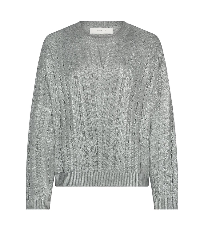 NUKUS Carmel Pullover 10 silver
