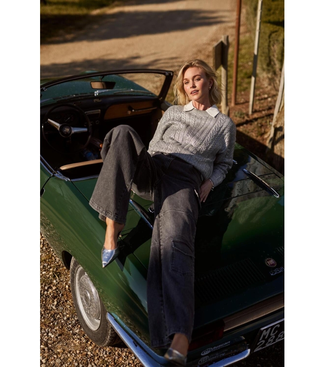 NUKUS Carmel Pullover 10 silver