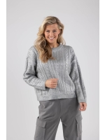 NUKUS Carmel Pullover 10 silver