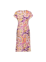 Geisha Dress short sleeves AOP 380 Purple