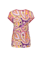Geisha T-shirt AOP fancy rib 380 Purple