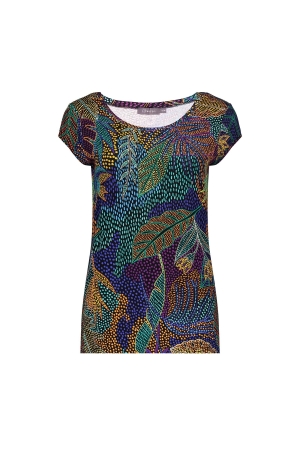 Geisha T-shirt AOP s/s 999 Black