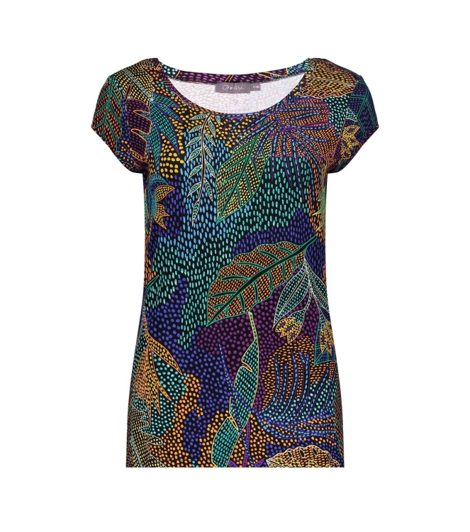 Geisha T-shirt AOP s/s 999 Black