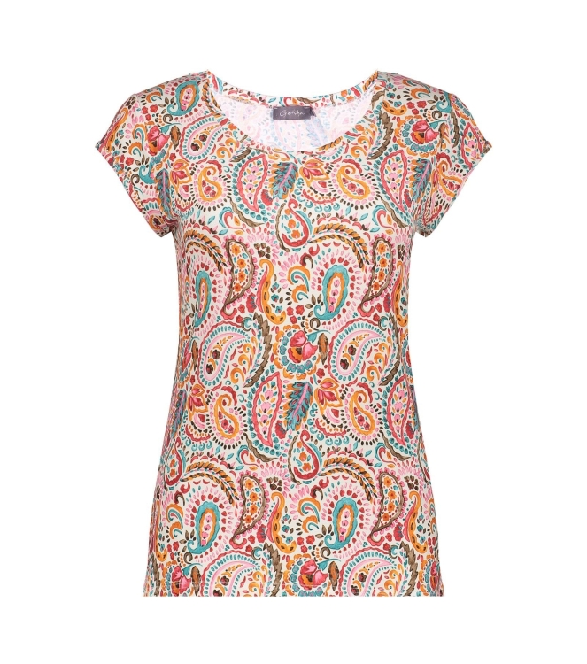 Geisha T-shirt AOP s/s 420 Pink