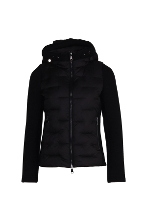 St Barth Woman Women Jacket Quilted Scuba 990 Black