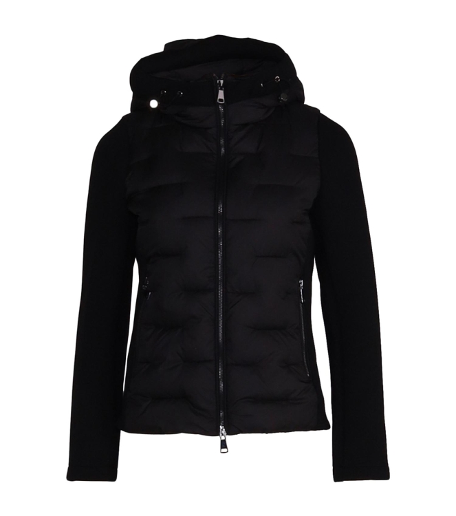 St Barth Woman Women Jacket Quilted Scuba 990 Black