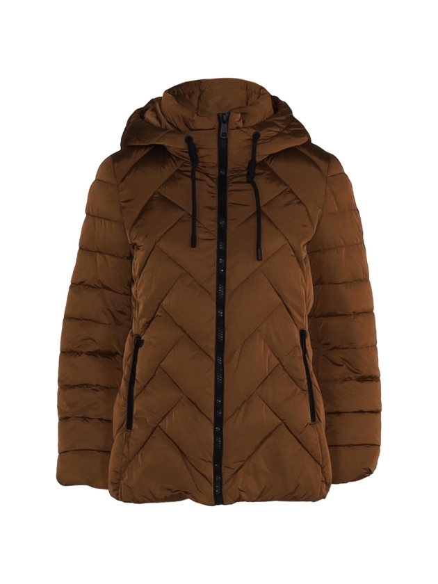 St Barth Woman Women Jacket Quilted 850 Cognac