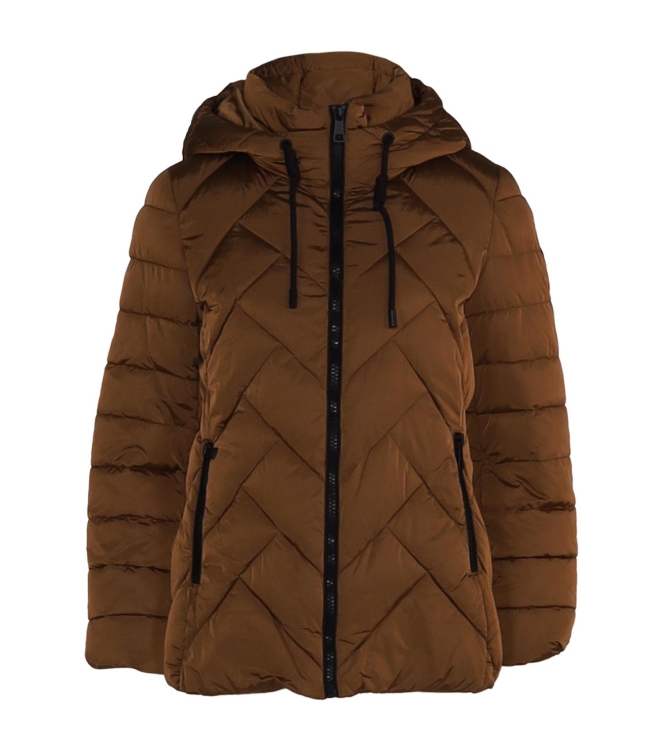 St Barth Woman Women Jacket Quilted 850 Cognac