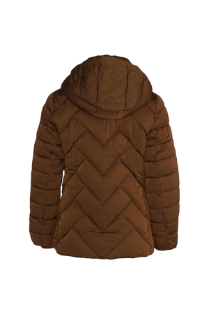 St Barth Woman Women Jacket Quilted 850 Cognac