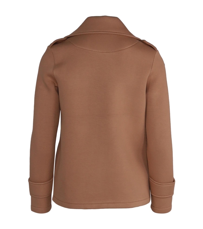 St Barth Woman Women Jacket Scuba 830 Camel