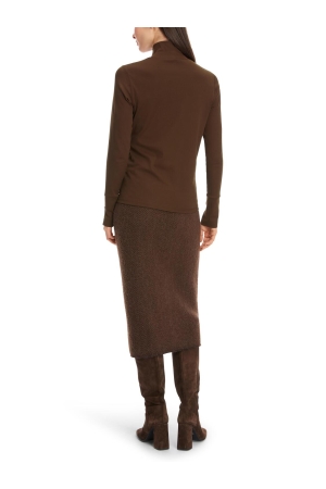 MarcCain Collections T-Shirt 691 Deep wood