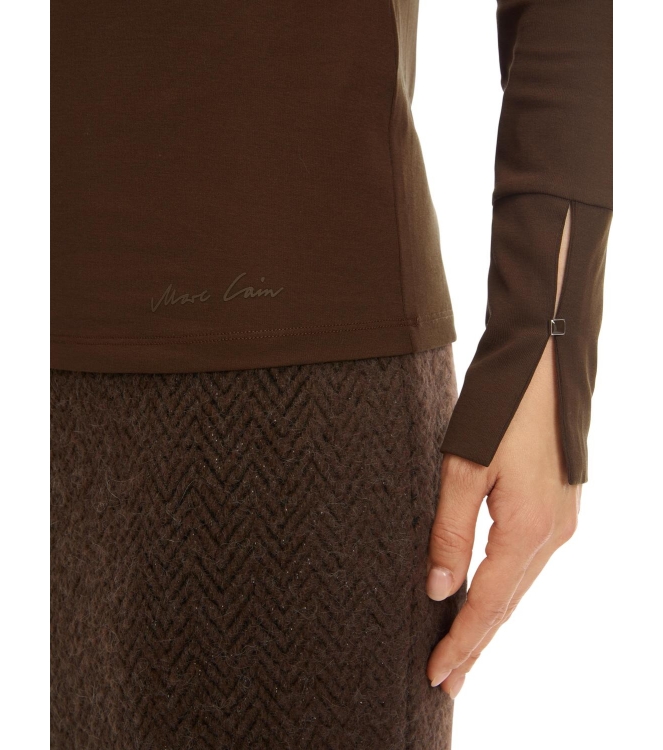 MarcCain Collections T-Shirt 691 Deep wood