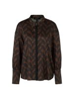 MarcCain Collections Bluse 691 Deep wood