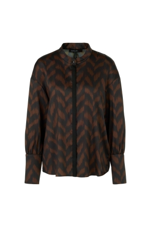 MarcCain Collections Bluse 691 Deep wood