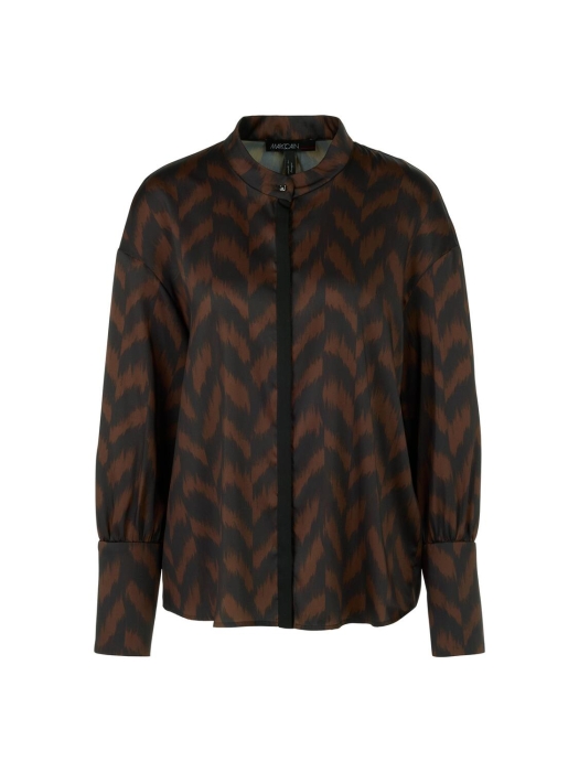 MarcCain Collections Bluse 691 Deep wood